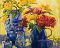 Blue and White Vases